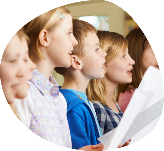Schüler singen